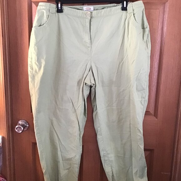 Talbot's Olive Green Jeans - Picture 1 of 2